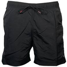 Tommy Hilfiger Badebukser Tommy Hilfiger Drawstring Mid Length Slim Fit Swim Shorts - Black