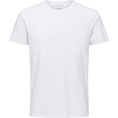 Selected New Pima T-shirt - White/Bright White