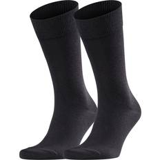 Falke Happy Crew Socks 2-Pack - Black