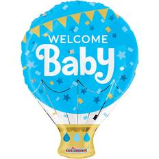 Baby Shower Dyre- & Figurballoner Hisab Joker Foil Ballons Welcome Baby 6-pack (64937)