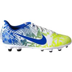 Nike Fotballsko Nike Jr. Mercurial Vapor 13 Club Neymar MG - White/Volt/Black/Racer Blue