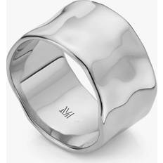 Monica Vinader Sterling Silver Siren Muse Wide Ring