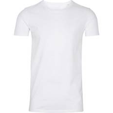 Lindbergh shirt Lindbergh Stretch Round Neck T-shirt - White