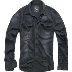 Jeanshemden - L Brandit Hardee Denim Shirt - Black