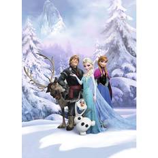 Komar Fotobehang Frozen Winter Blauw