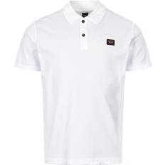 Paul shark polo shirt Paul & Shark Iconic Badge Polo Shirt - White