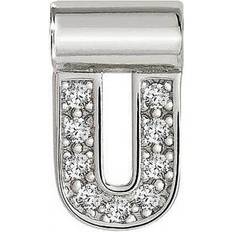 Schmuck Nomination Seimia with Letter U Pendant - Silver/Transparent