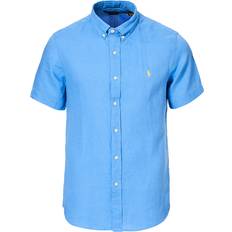 Hørskjorte kortærmet Polo Ralph Lauren Slim Fit Linen Kortærmet Skjorte - Harbor Island