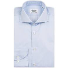 Stenströms Kläder Stenströms Pinstriped Fitted Body Shirt - Blue