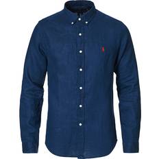 Polo Ralph Lauren Linen Button Down Shirt - Newport Navy