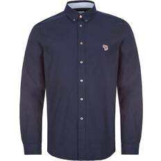 Paul Smith Men Shirts Paul Smith Long Sleeve Tailored Shirt - Navy