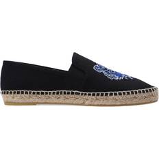 Dame - Svarte Espadrillos Kenzo Canvas Tiger Espadrilles W - Black