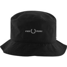 Fred Perry Sports Twill Bucket Hat - Black
