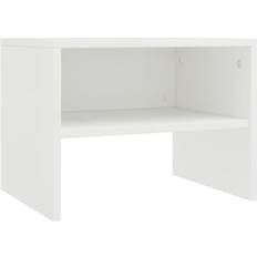 Rektangulära - Vit Sängbord vidaXL 800077 Sängbord 30x40cm