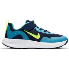 Nike WearAllDay PSV - Midnight Navy/Baltic Blue/Hvid/Volt