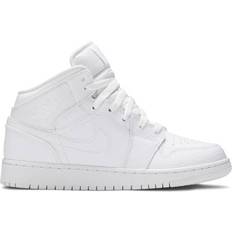 Children's Shoes Nike Air Jordan 1 Mid GS - White