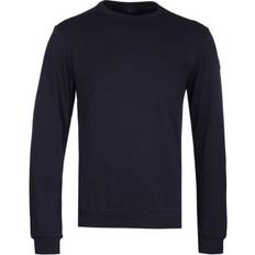 Logo Crew Neck Sweatshirt - Navy