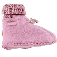 Wool Baby Booties Children's Shoes Joha Wool Slippers - Dusty Pink