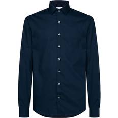 Calvin Klein Chemises Calvin Klein Slim Poplin Stretch Shirt - Midnight Blue