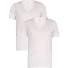 Overdeler Calvin Klein Ck One Cotton V-Neck T-Shirts 2-Pack - White