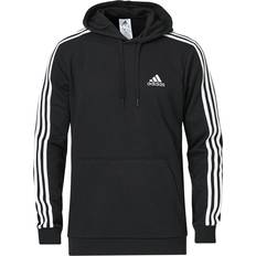 Adidas Essentials 3-Stripes Hoodie - Black/White