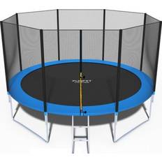 Funfit Garden Trampoline 404cm + Safety Net + Ladder