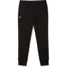 Lacoste fleece shorts Lacoste Slim Cuffed Fleece Pant Men - Black