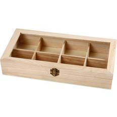 Beige Tea Caddies Creativ Company - Tea Caddy