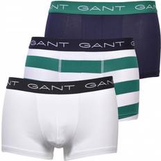 Gant Rugby Stripe Trunks 3-pack - Lush Green