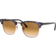 Ray ban clubmaster classic rb3016 Ray-Ban Clubmaster Classic Sunglasses Men's Clear Grad Brown