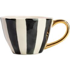 Olsson & Jensen Doris Negro-Blanco-Oro Taza