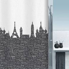 Sí Cortinas de Ducha Spirella Cortina De Baño Textil Urban 180 x 200 cm