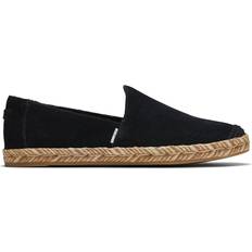 Velourleder Espadrilles Toms Pismo - Black