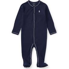 Bodysuits Children's Clothing Polo Ralph Lauren Bear Print Footed Coverall - Navy (298092)