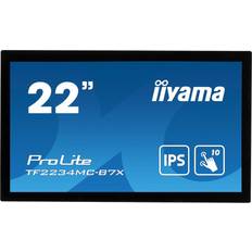 Iiyama ProLite TF2234MC-B7X 21.5 LED Full HD 1920 x 1080 Pixel 16:9 8 ms HDMI DisplayPort VGA USB IPS LCD