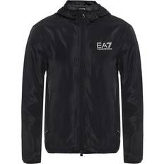 Emporio Armani Train Core ID Hooded Light Bomber Jacket - Black