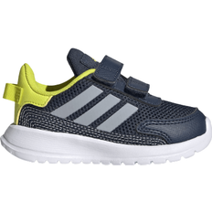 Adidas Tensaur Shoes Crew - Navy/Halo Silver/Acid Yellow Unisex