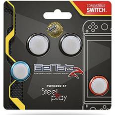 Nintendo Switch Geltabz Thumb Grips - Black/White/Red/Blue