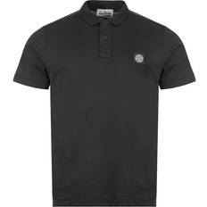 Stone Island Polo Shirts Stone Island Short Sleeve Polo Shirt - Black