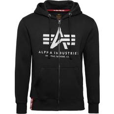 Alpha Industries Jumpers Alpha Industries Basic Zip Hoodie Sweatjacket - Black
