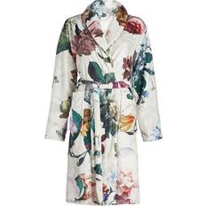 Polyester Morgenmäntel & Bademäntel Essenza Home Fleur Bathrobe - Ecru