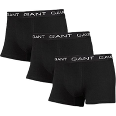 Gant Basic Solid Cotton Boxer 3-pack - Black