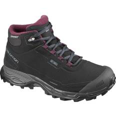 Salomon shelter dam Salomon Shelter Spikes CS WP W - Black/Ebony/Wine Tasting