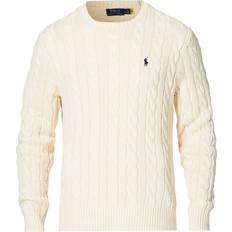 Polo ralph lauren cable knit cotton sweater Polo Ralph Lauren Cable-Knit Cotton Sweater - Cream