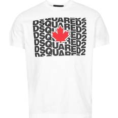 DSquared2 Logo Flag White T-shirt - White