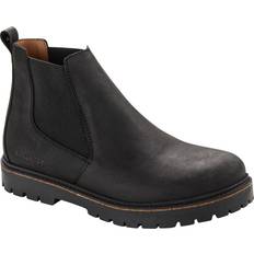 Birkenstock Slip-On Chelsea Boots Birkenstock Stalon Nubuck Leather - Black