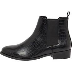 Damen - Polyurethan Chelsea Boots Bianco Biabelene Chelsea Boots - Black