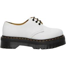 Textile - Unisex Oxford Dr. Martens 1461 Polished Smooth Leather Platform Shoes - White