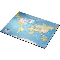 Writing Pad with World Map 40x53cm