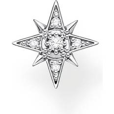 Thomas Sabo Individual Star Pin Earring - Silver/Transparent